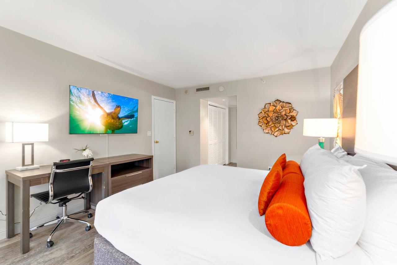 Renovated With City View At Aqua Palms Waikiki Honolulu Zewnętrze zdjęcie