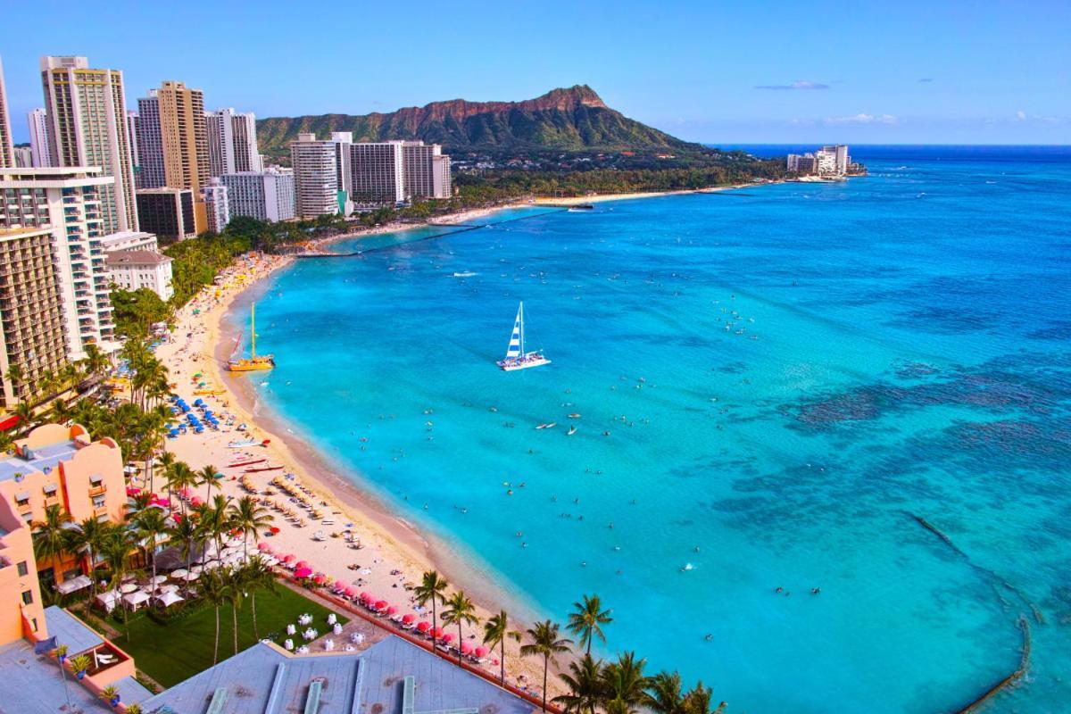 Renovated With City View At Aqua Palms Waikiki Honolulu Zewnętrze zdjęcie